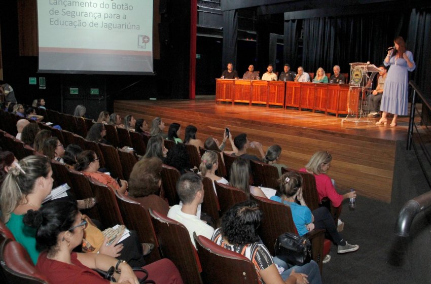 PREFEITURA DE JAGUARIÚNA LANÇA BOTÃO DE SEGURANÇA PARA ESCOLAS