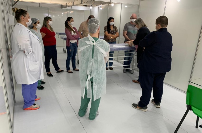 Saúde de Jaguariúna realiza treinamento de enfermeiros para agilizar testes de Covid-19