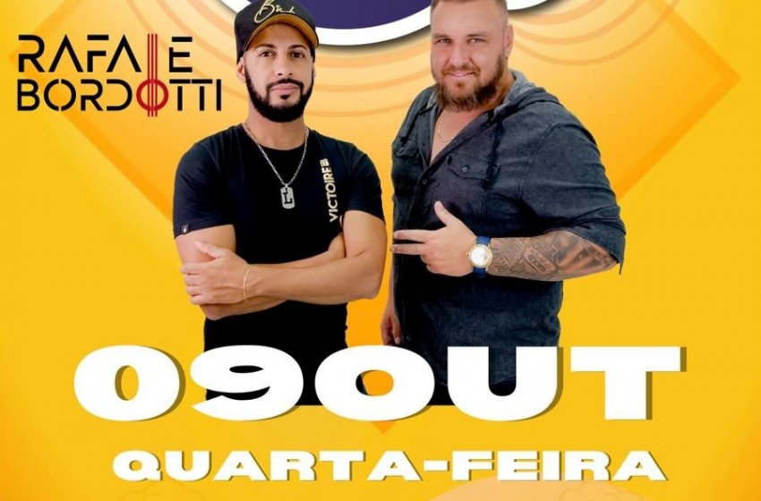 SERTANEJO DA DUPLA RAFA E BORDOTTI ANIMA A FEIRA NOTURNA NESTA QUARTA