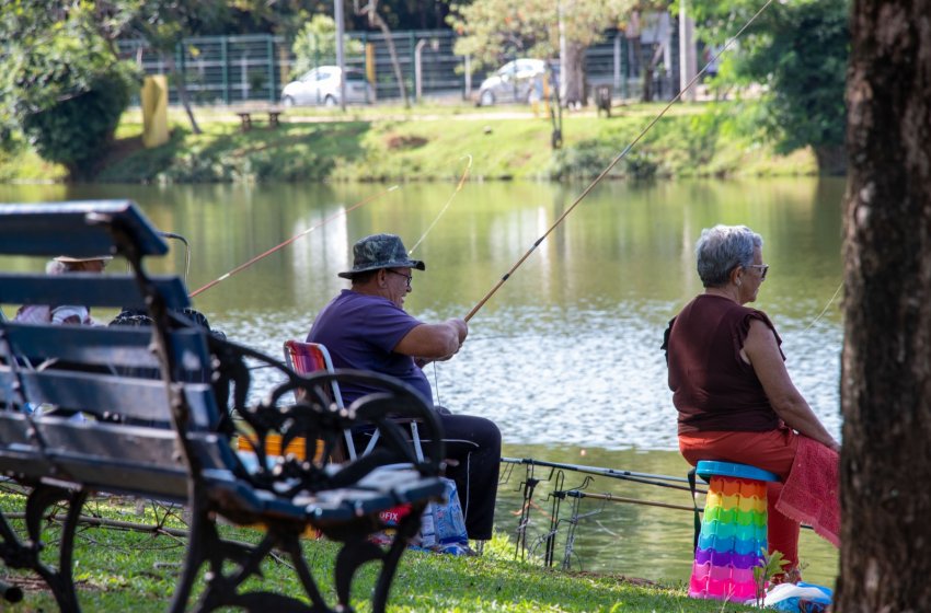 HOJE TEM PESCA LIBERADA NO PARQUE DOS LAGOS