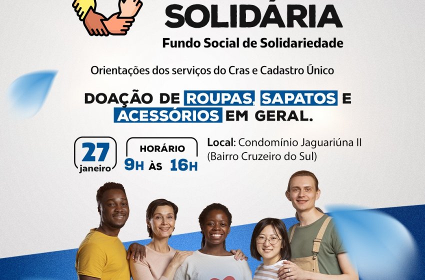 CONDOMÍNIO JAGUARIÚNA II RECEBE ‘JAGUARIÚNA SOLIDÁRIA’ NESTA SEGUNDA