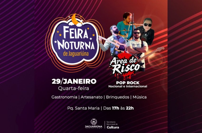 FEIRA NOTURNA AGITA O PARQUE SANTA MARIA NESTA QUARTA