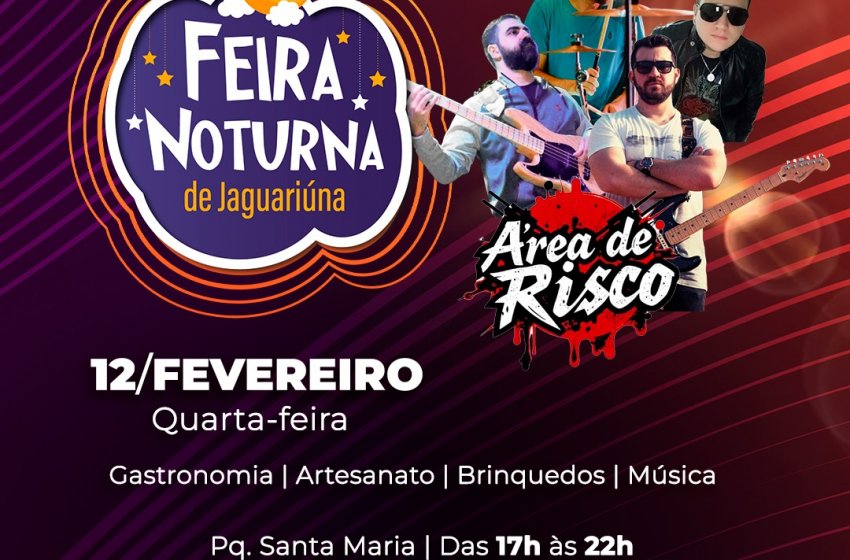 HOJE TEM FEIRA NOTURNA NO PARQUE SANTA MARIA 