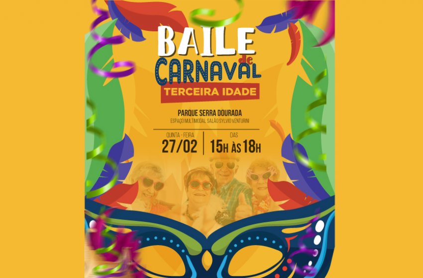 BAILE DE CARNAVAL DA TERCEIRA IDADE DE JAGUARIÚNA SERÁ NO PRÓXIMO DIA 27