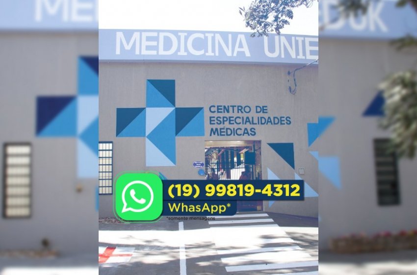 CENTRO DE ESPECIALIDADES MÉDICAS ATENDE TAMBÉM PELO WHATSAPP