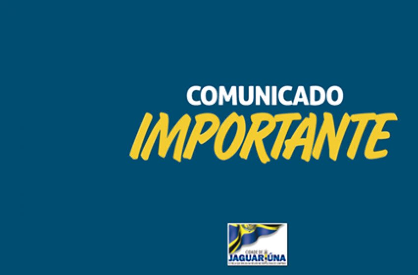COMUNICADO IMPORTANTE - ATUALIZAÇÃO DE CADASTRO PARA LISTA DE ESPERA DO SERVIÇO DE TÁXI