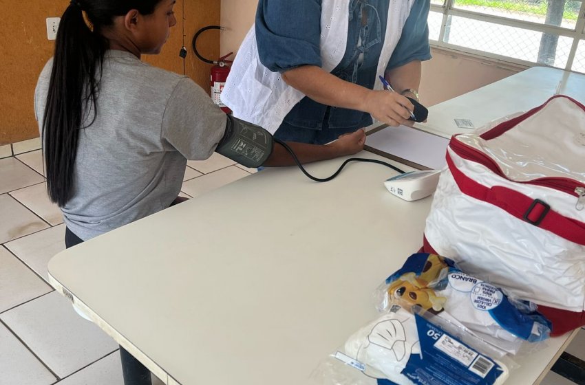 SAÚDE REALIZA PREVENÇÃO DO CÂNCER DE COLO DO ÚTERO NA COOPERATIVA DE RECICLAGEM DE JAGUARIÚNA 