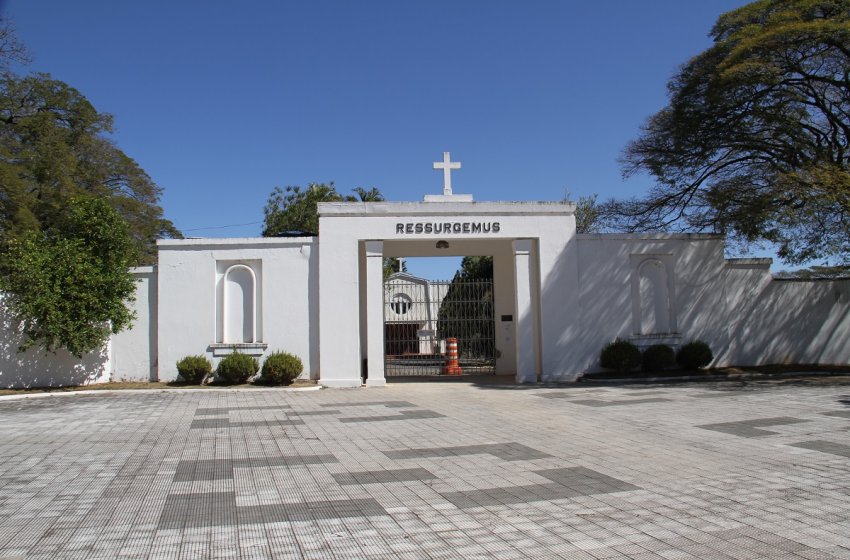 Cemitério de Jaguariúna abre ao público com restrições no Dia dos Pais
