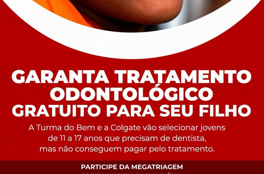 JAGUARIÚNA PARTICIPA DA MEGATRIAGEM ODONTOLÓGICA DA TURMA DO BEM NESTA QUINTA