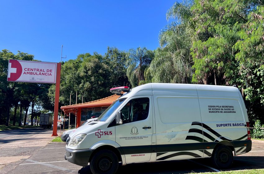 CENTRAL DE AMBULÂNCIA DE JAGUARIÚNA REALIZA 3 MIL ATENDIMENTOS POR MÊS 