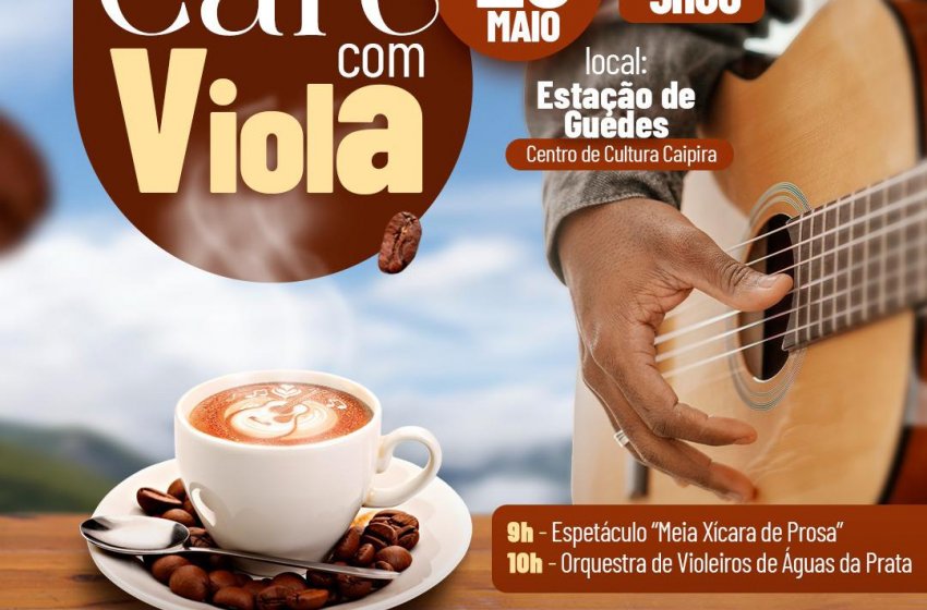 NESTE DOMINGO TEM ‘CAFÉ COM VIOLA’ NA ESTAÇÃO DE GUEDES