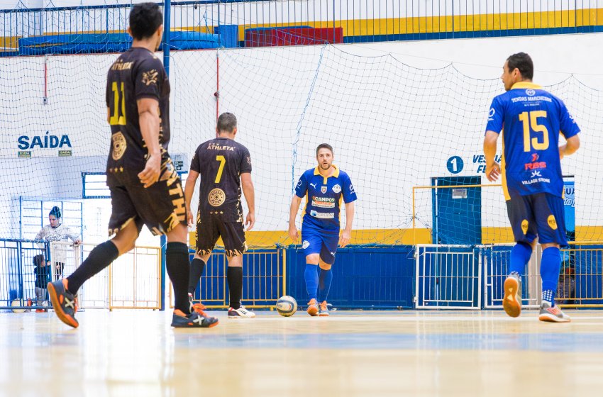 QUINTA RODADA DO FUTSAL VETERANOS TEVE 12 GOLS EM DOIS JOGOS E DEFINIU OS SEMIFINALISTAS