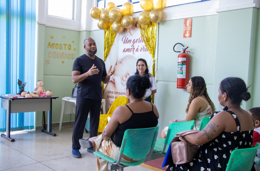 AGOSTO DOURADO: UBS FLORIANÓPOLIS PROMOVE AÇÕES PARA FORTALECER A AMAMENTAÇÃO EM JAGUARIÚNA
