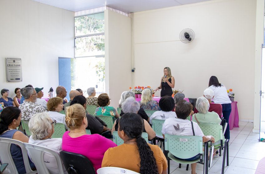PALESTRA SOBRE DIREITOS DA PESSOA IDOSA MARCA 1º DE OUTUBRO EM JAGUARIÚNA