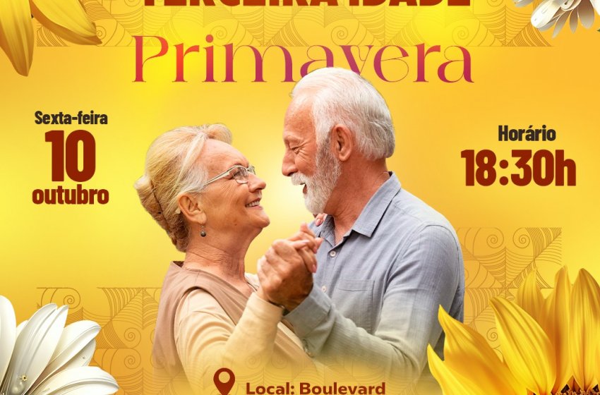 BAILE DA TERCEIRA IDADE SERÁ NESTA SEXTA NO BOULEVARD 
