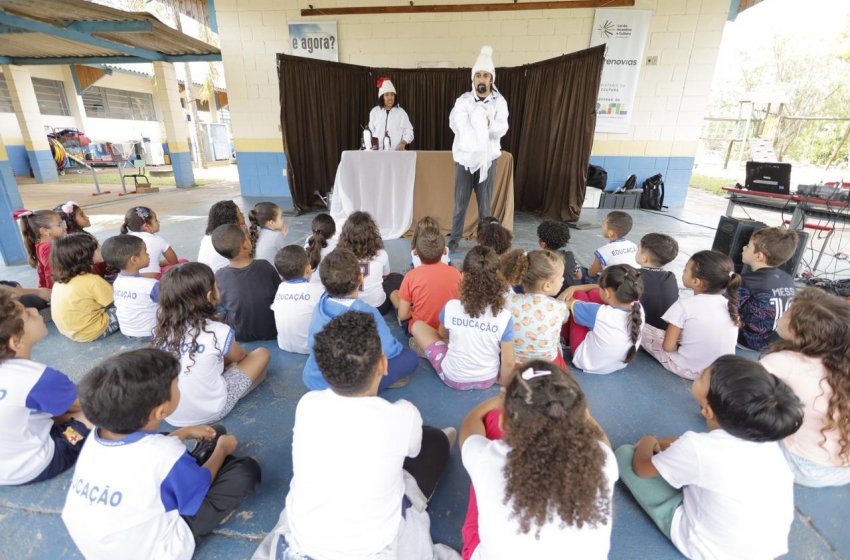 PROJETO LEVA ARTE E ENCANTAMENTO ÀS CRIANÇAS DA REDE MUNICIPAL DE JAGUARIÚNA