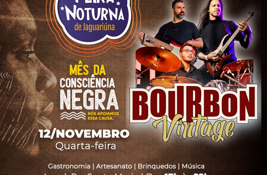 FEIRA NOTURNA DE JAGUARIÚNA ACONTECE HOJE NO PARQUE SANTA MARIA 