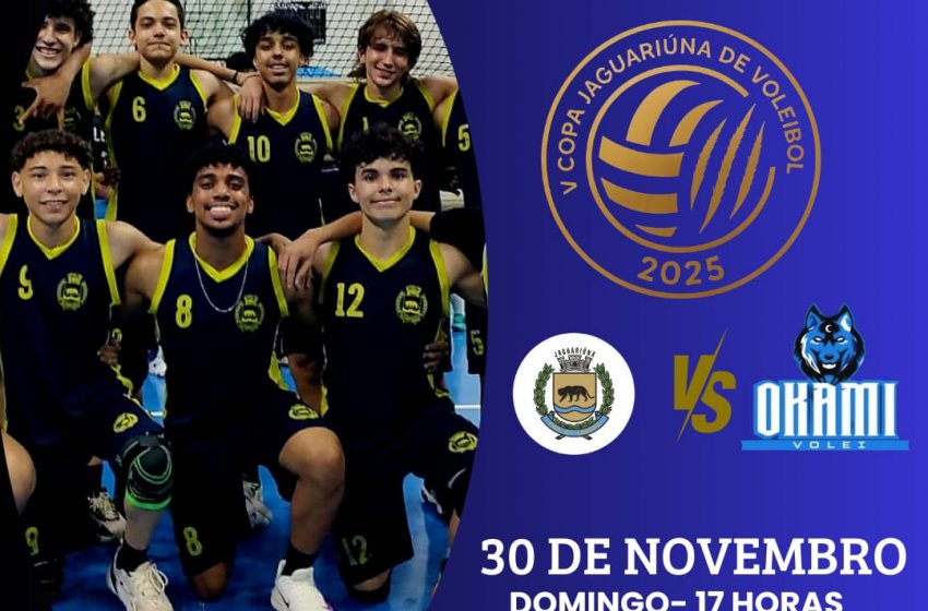 COPA JAGUARIÚNA DE VOLEIBOL TEM NOVA DECISÃO DOMINGO  