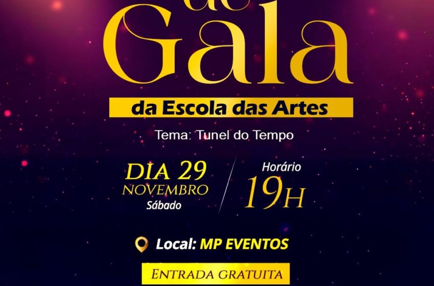 BAILE DE GALA DA ESCOLA DAS ARTES SERÁ NESTE SÁBADO