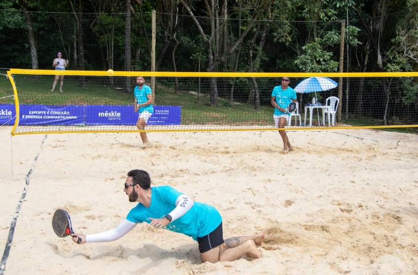 TORNEIO DE BEACH TENNIS AGITOU FIM DE SEMANA NO PARQUE DOS LAGOS 