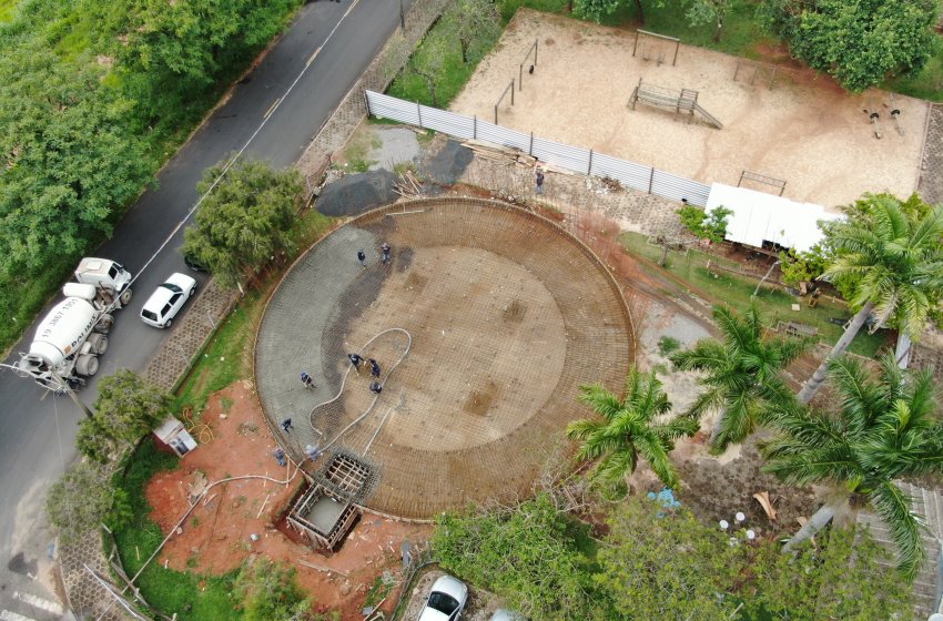 PREFEITURA INICIA CONCRETAGEM DO NOVO RESERVATÓRIO DO SÃO JOSÉ