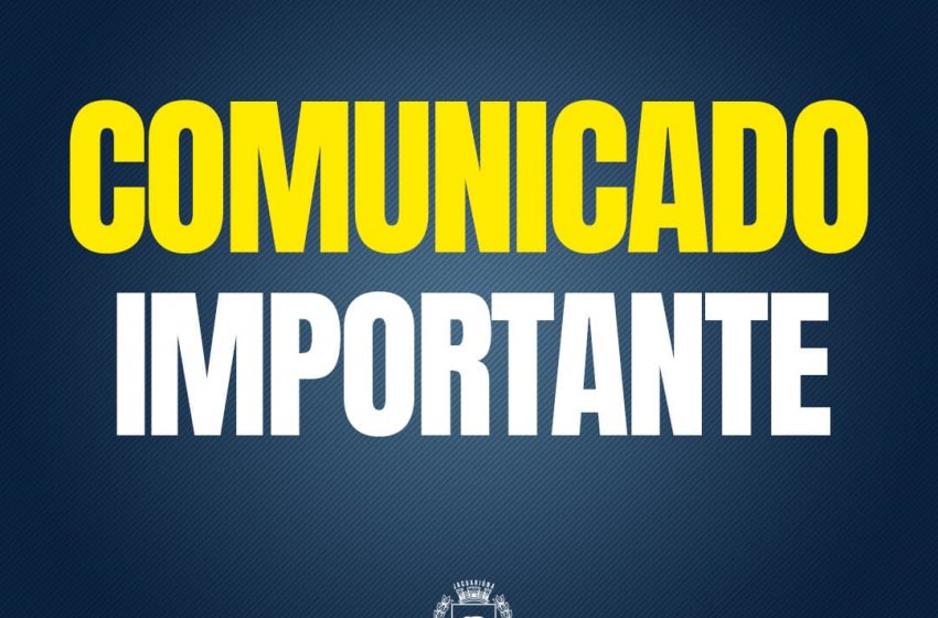 COMUNICADO DO SAAEJA