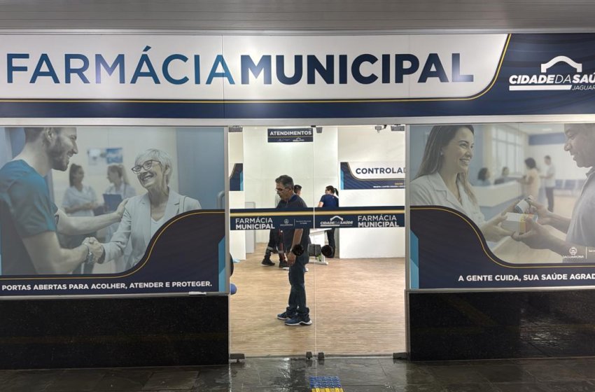 FARMÁCIA CENTRAL DE JAGUARIÚNA PASSA A ATENDER EM NOVO ENDEREÇO A PARTIR DESTA QUINTA