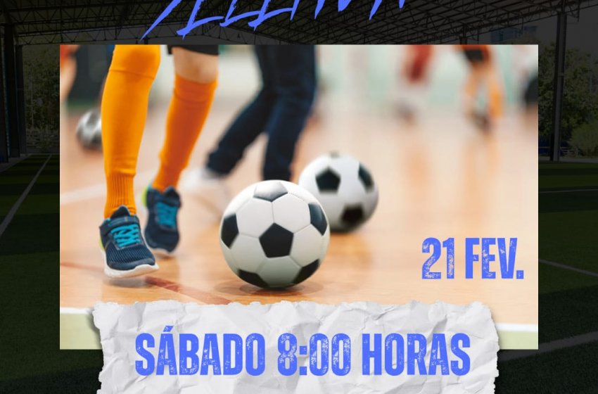 SELETIVA DE FUTSAL MASCULINO SERÁ SÁBADO NO AZULÃO 