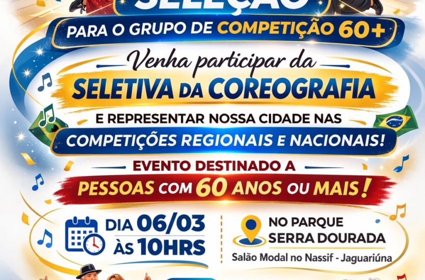 PROGRAMA VIVA MELHOR PROMOVE SELETIVA DE COREGOGRAFIA 