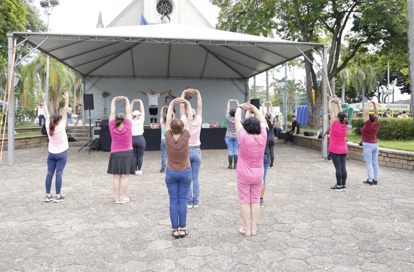 MANHÃ ESPECIAL NA PRAÇA UMBELINA BUENO CELEBRA O DIA INTERNACIONAL DA MULHER EM JAGUARIÚNA