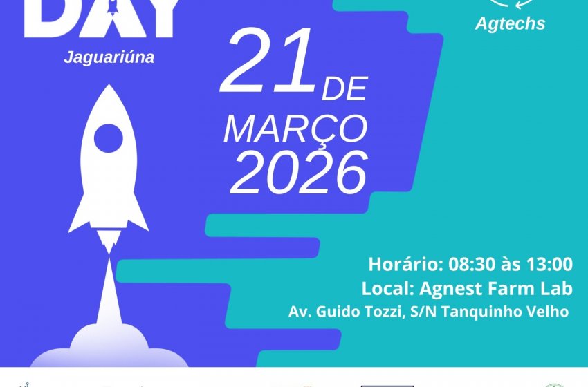 JAGUARIÚNA RECEBE STARTUP DAY 2026 COM FOCO EM INOVAÇÃO NO AGRONEGÓCIO