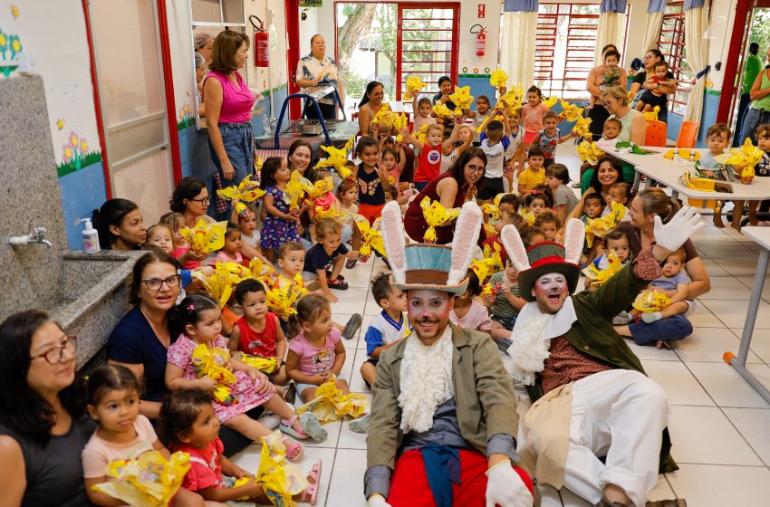PREFEITURA DE JAGUARIÚNA INICIA DISTRIBUIÇÃO DE 10 MIL OVOS DE PÁSCOA PARA ALUNOS DA REDE MUNICIPAL