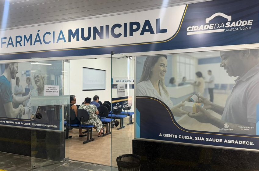 FARMÁCIA CENTRAL DE JAGUARIÚNA REGISTRA ALTA EXPRESSIVA E AMPLIA ACESSO A MEDICAMENTOS
