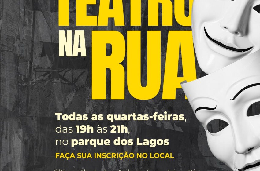 ESCOLA DAS ARTES ABRE INSCRIÇÕES PARA O CURSO ‘TEATRO NA RUA’ 