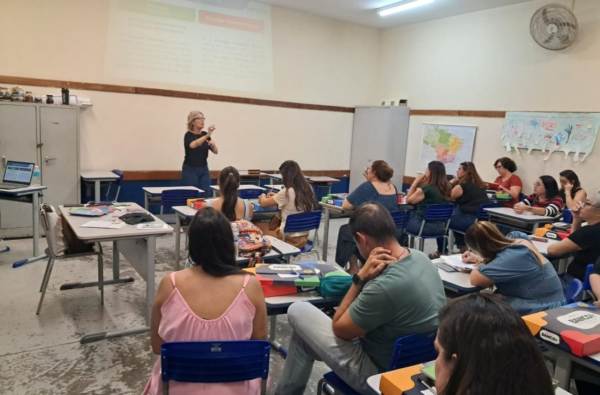 JAGUARIÚNA REALIZA PRIMEIRA OFICINA DO PROJETO BANCO + PARA EDUCADORES DA REDE MUNICIPAL