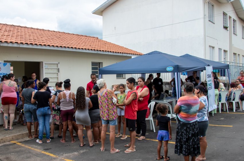 AÇÃO COMUNITÁRIA LEVA SAÚDE, INFORMAÇÃO E LAZER AOS CONDOMÍNIOS JAGUARIÚNA 1 E 2 NESTA QUINTA E SEXTA-FEIRA