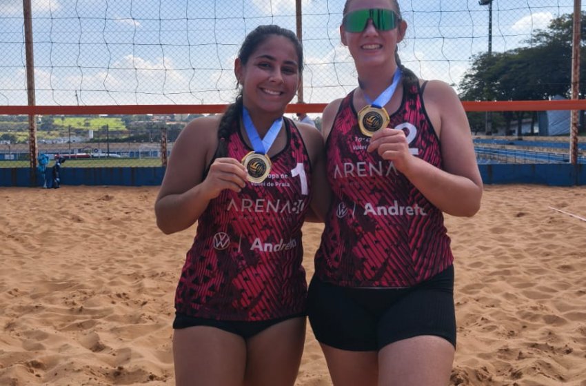 COPA JAGUARIÚNA DE VÔLEI DE PRAIA DEFINE DUPLAS CAMPEÃS DA PRIMEIRA ETAPA