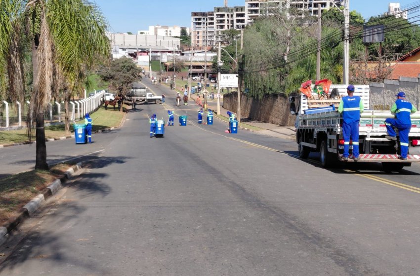 PREFEITURA REALIZA LIMPEZA COMPLETA DAS RUAS LOGO APÓS O DESFILE DA CAVALARIA ANTONIANA