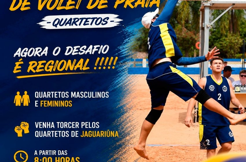 VÔLEI DE PRAIA MOVIMENTA QUARTETOS REGIONAIS NAS QUADRAS DE AREIA DO AZULÃO