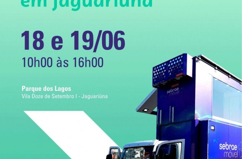 JAGUARIÚNA RECEBE SEBRAE MÓVEL NA PRÓXIMA SEMANA 