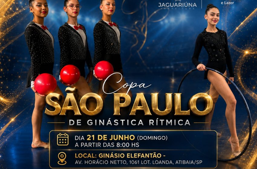 JAGUARIÚNA MARCA PRESENÇA NA COPA SÃO PAULO DE GINÁSTICA RÍTMICA