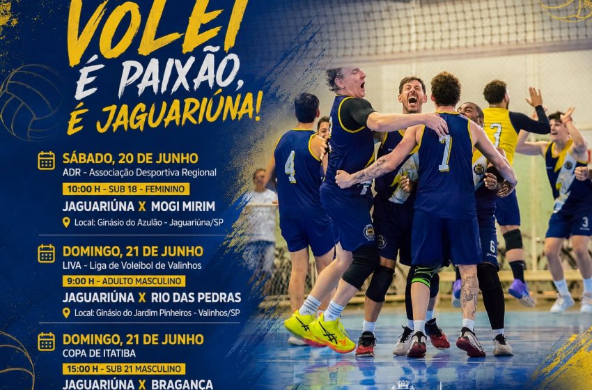 AZULÃO RECEBE JOGOS DE VÔLEI NESTE FINAL DE SEMANA   