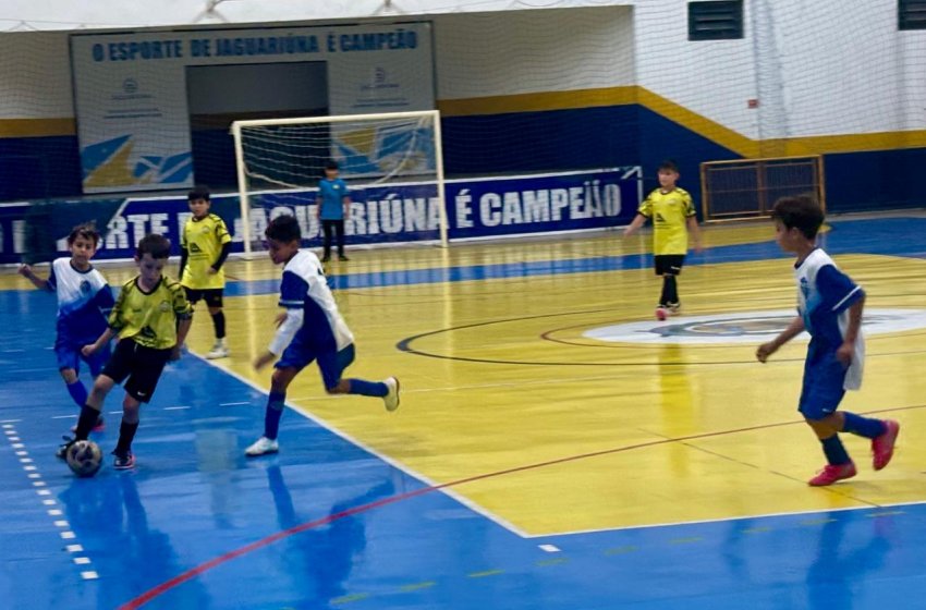 FINAIS DA COPA DE FUTSAL INFANTIL DE JAGUARIÚNA ACONTECEM NESTA QUARTA NO AZULÃO