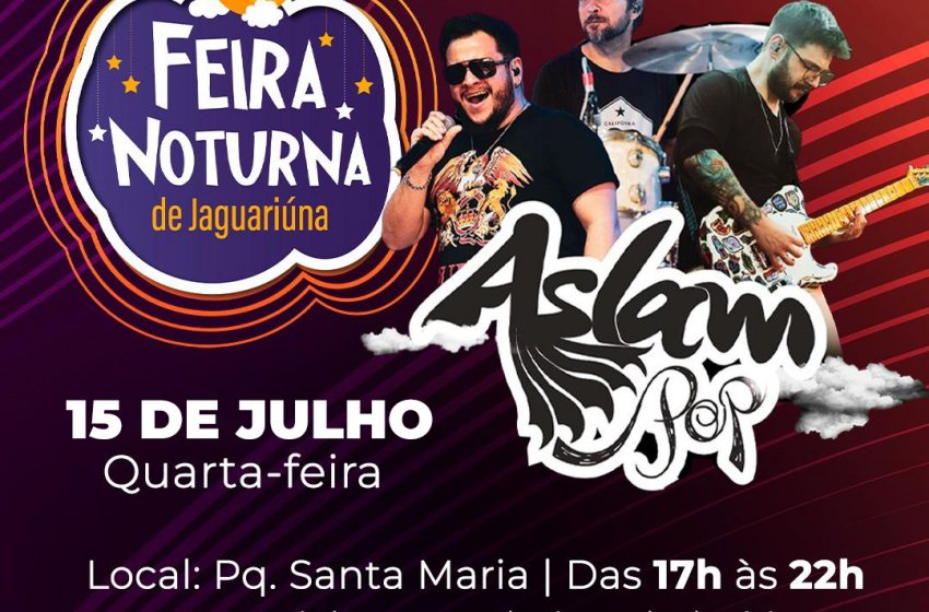 PARQUE SANTA MARIA RECEBE HOJE MAIS UMA EDIÇÃO DA FEIRA NOTURNA