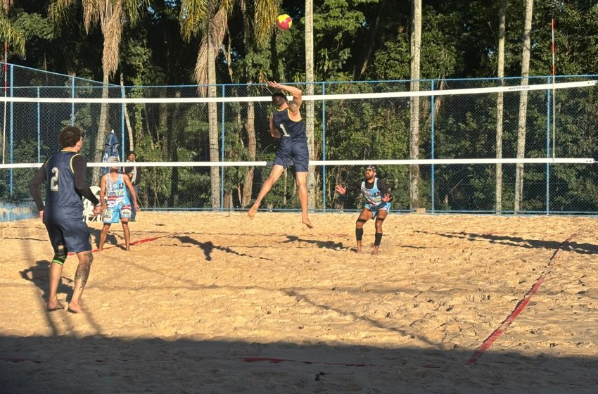 JAGUARIÚNA ESTREIA COM VITÓRIA NO VÔLEI DE PRAIA MASCULINO NOS 68º JOGOS REGIONAIS