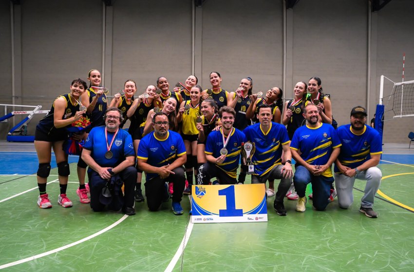 JAGUARIÚNA É CAMPEÃ DO VÔLEI FEMININO SUB-21 NOS JOGOS REGIONAIS 