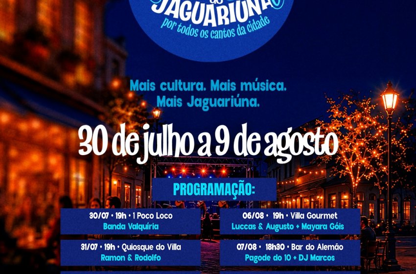 2ª EDIÇÃO DO FESTIVAL DE INVERNO ‘POR TODOS OS CANTOS DA CIDADE’ COMEÇA HOJE 