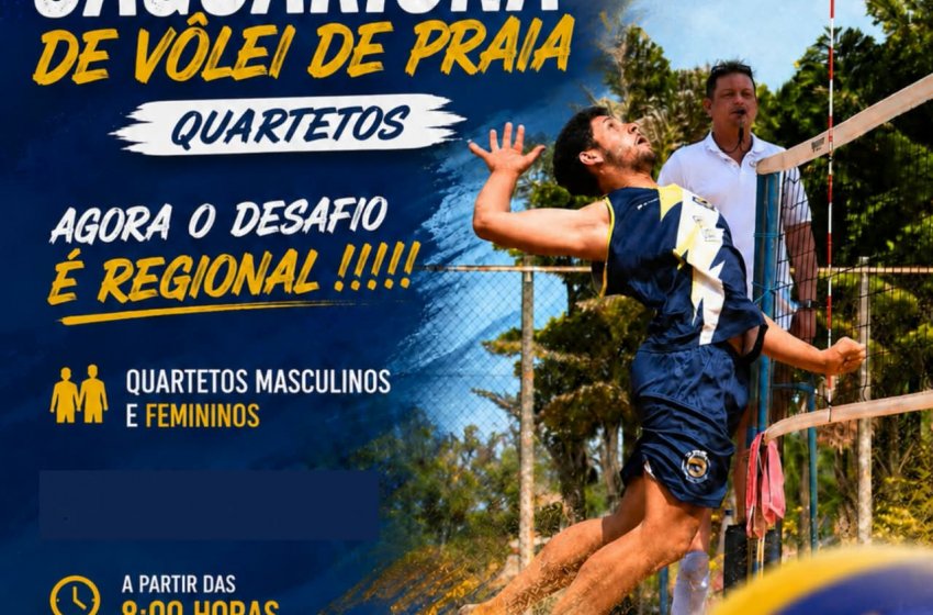 SEGUNDA ETAPA DA COPA JAGUARIÚNA DE VÔLEI DE PRAIA PARA QUARTETOS ACONTECE NO DOMINGO