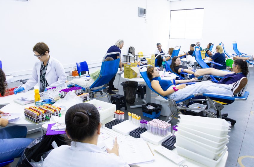 CAMPANHA DE DOAÇÃO DE SANGUE EM JAGUARIÚNA ARRECADA 110 BOLSAS E PODE AJUDAR 440 PACIENTES