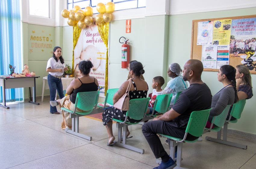 AGOSTO DOURADO TEM PROGRAMAÇÃO NESTA QUARTA-FEIRA NA UBS 12 DE SETEMBRO